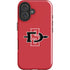 San Diego State University Aztecs Red Logo iPhone 16 Plus Impact Case